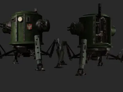 Iron harvest PZM-9 straznik  3D model