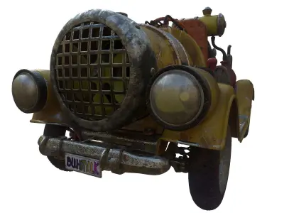 Syrup car Free 3D model