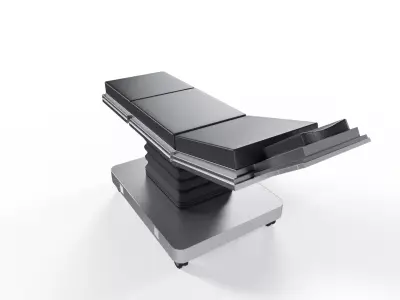 Sci-Fi Operating Table Bed Low-poly 3D model