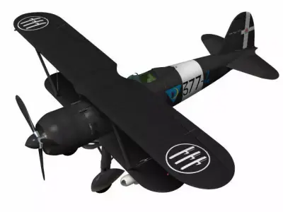 Fiat CR42CN Falco  3D model