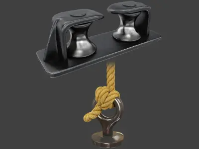 Ship Cleats Collection V1 3D model