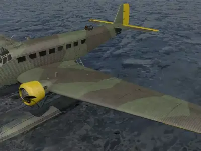 Junkers Ju-52 3M 3D model