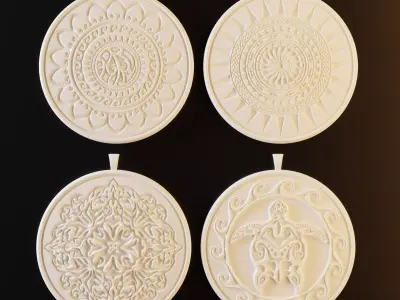 Art Pendants 3D print model