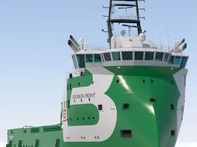 Platform Supply Vessel BOURBON FRONT 3D model