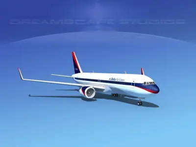 Boeing 767-300 Delta 2 3D model