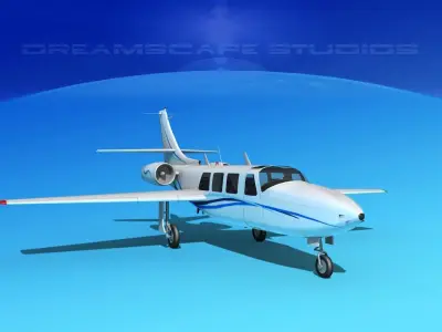 Piper Aerostar FJ-100 Fanjet V04 3D model