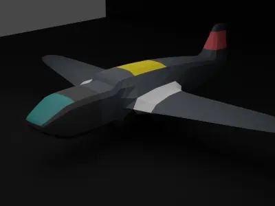 Skyward Majesty The Elevation of 3D Aircraft Excellence 3D model