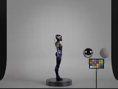 The Wasp Low-poly 3D model