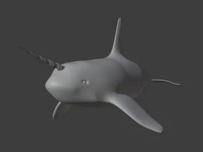 Killer Whale Divine Free low-poly 3D model
