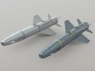 AGM-142 Popeye 1 - 2 Low-poly 3D model