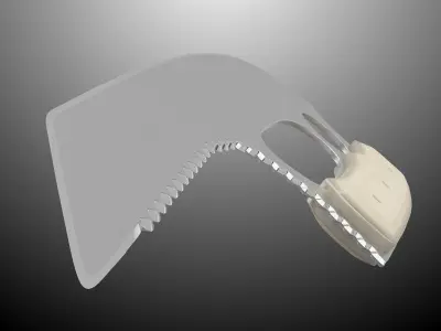 Knife Weapon Concept Low-poly 3D model