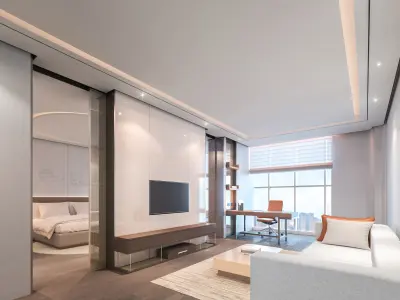 Free Hotel Room 3D SKP model Free 3D model