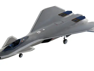 Concept generic future aircraft set - 24 airplanes 3D Model Collection