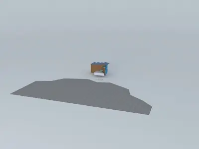 Pool 2 lego brick Free 3D model