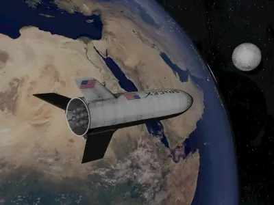 SpacesX BFR Free 3D model