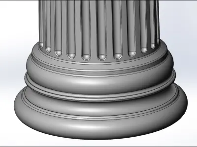 corint column 3D model