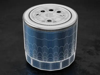 Car Filter Type B 3D model