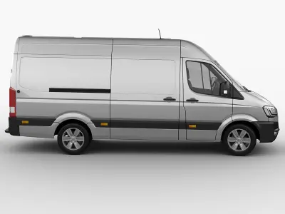 Hyundai H350 panel van 2015 3D model