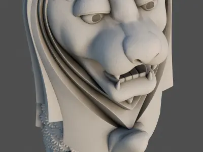 Merlion Singapore  3D model