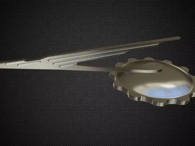 Duesenberg Hood Ornament 3D model