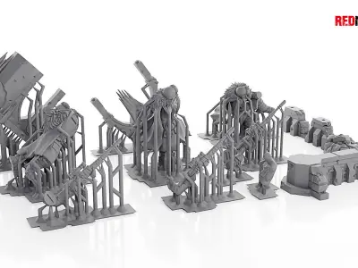 Ice Warriors - Snipers of the Imperial Force 3D print model