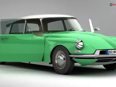 Citroen DS 19 3D model