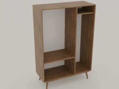 Retro Cabinet Free 3D model