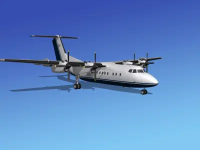 Dehavilland DHC-7 Island Tours 3D model