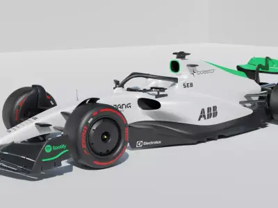 custom f1 2022 concept Free low-poly 3D model