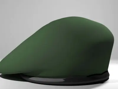 Hat - Beret 3D model