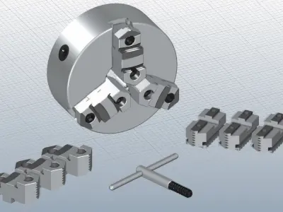 Lathe Chuck 3D model