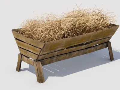 Manger Low-poly 3D model