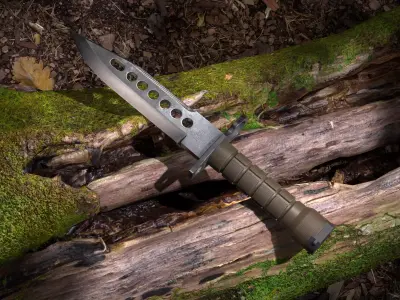 M9 Bayonet Lightweight Low-poly 3D model