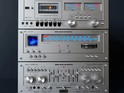Hi-Fi Tower Marantz 3D Model Pack purchase