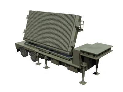GreenPine radar 3D model