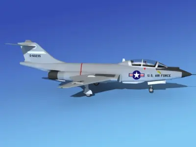 McDonnell F-101B Voodoo V03 3D model