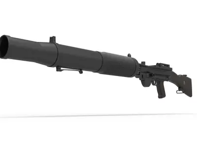 Stormtrooper Blaster T-21 from the movie Star Wars 3D model