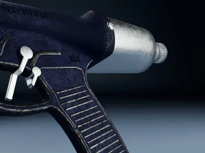 Fusil Harpon Sous-Marin Vintage 3D model