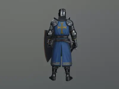blue templar 3D model