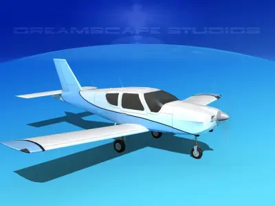 Socata TB-20 Trinidad V14 3D model