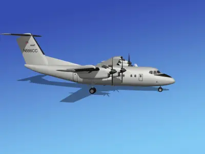 Dehavilland DHC-7 US Army 3D model