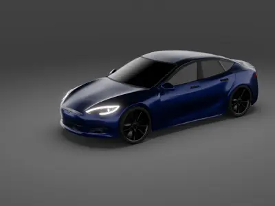 Tesla Model S 2017 Free 3D model