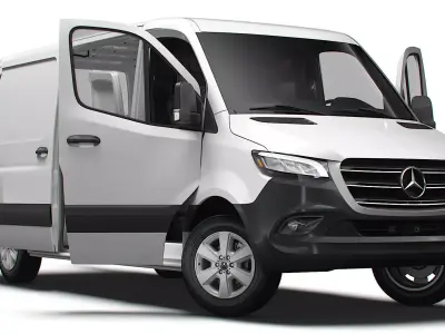 Mercedes Benz Sprinter L2H1 FWD HQ Interior 2025 3D model