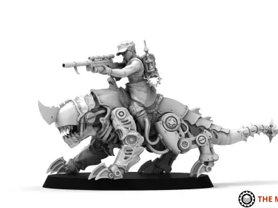 Ironblood - Mounted Ranger Leaders 3D print model