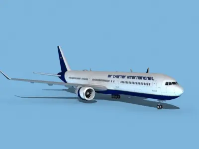 Boeing 767-400 Air Charter Intl 3D model