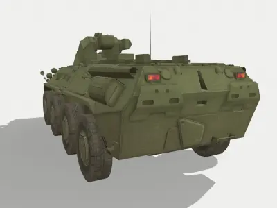 BTR-82A Low-poly 3D model