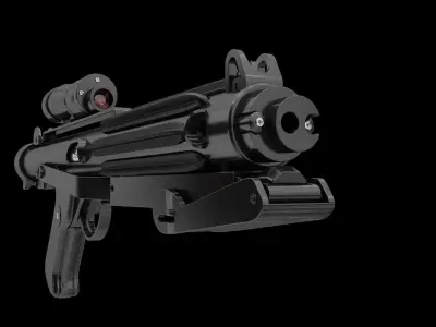 E11 Imperial stormtrooper blaster 3D model