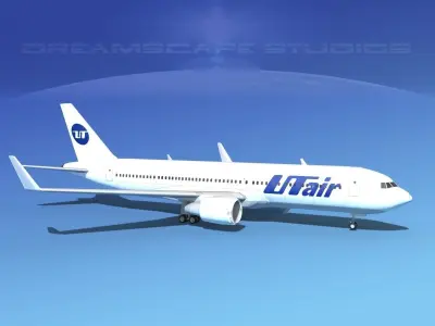 Boeing 767-300 UTair Aviation 3D model