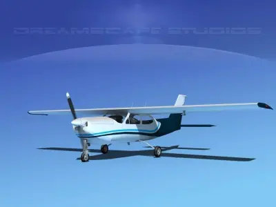 Cessna 177RG Cardinal  V12 3D model