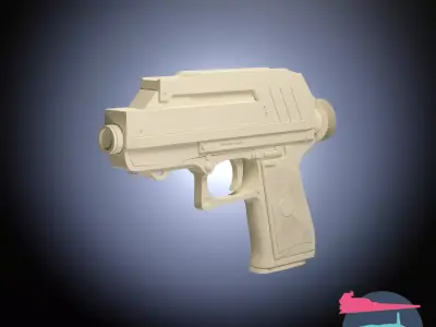 DC-17 Blaster Star Wars The Clone Wars STL 3D Print Files 3D print model